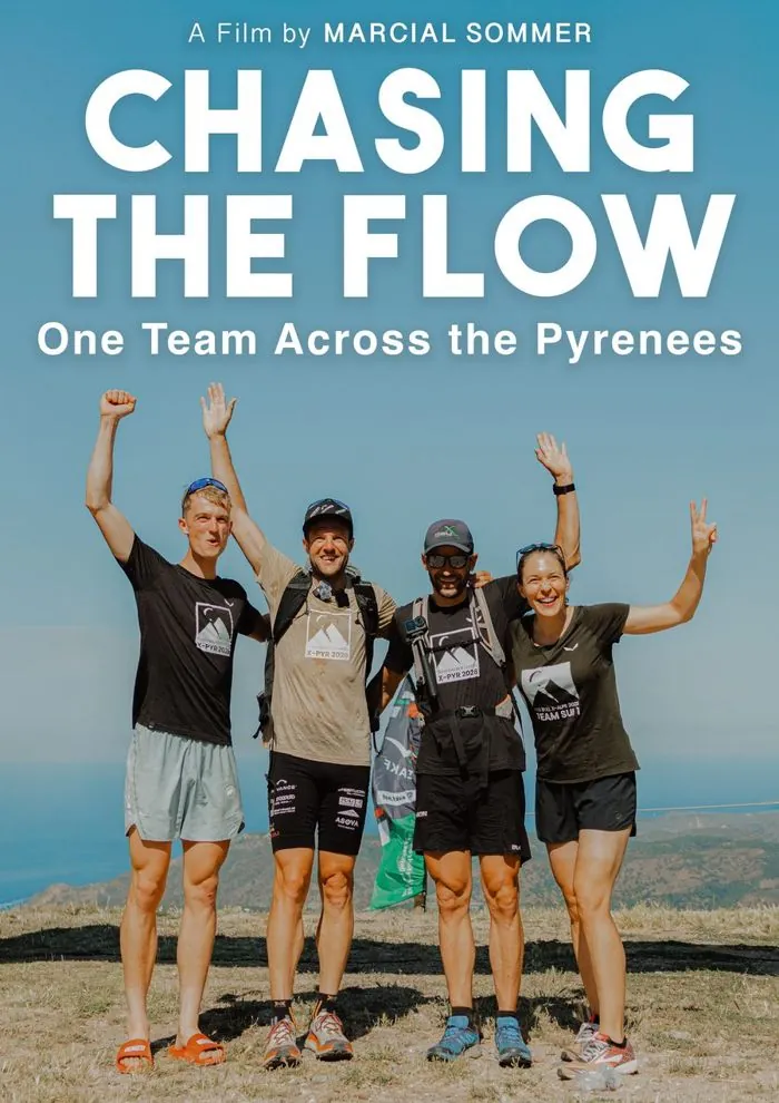 Movie poster for Chasing the Flow – One Team Across the Pyrenees
